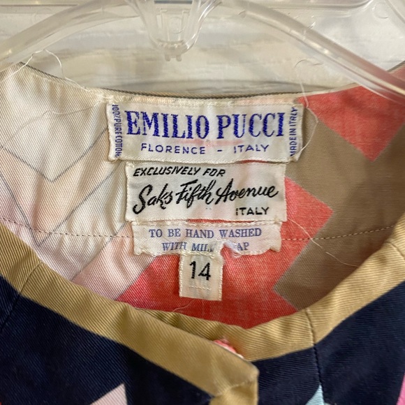 VINTAGE EMILIO PUCCI CROP TOP - Picture 3 of 16
